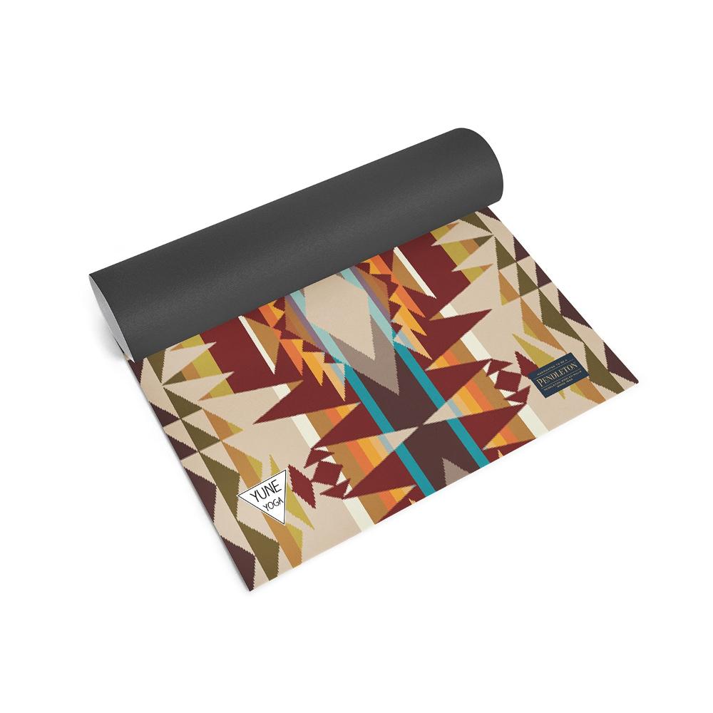 Yune Yoga X Pendleton Crescent Butte Non Slip Mat 5mm - One Color / One Size - Sports & Entertainment - Fitness & Body