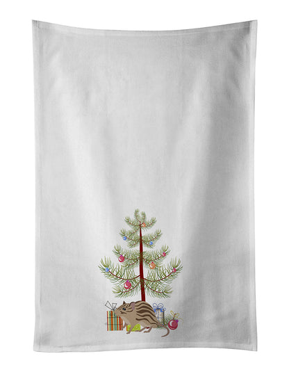 Zebra Mouse Merry Christmas Kitchen Towel Set of 2 - One Color / One Size - Home & Garden - Home Textile - Towels