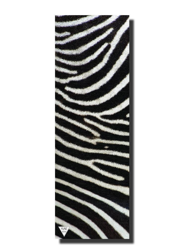 Zebra Stripe Eco-Friendly Yoga Mat – 6mm Cushioned Non-Slip - One Color / One Size - Sports & Entertainment - Fitness &