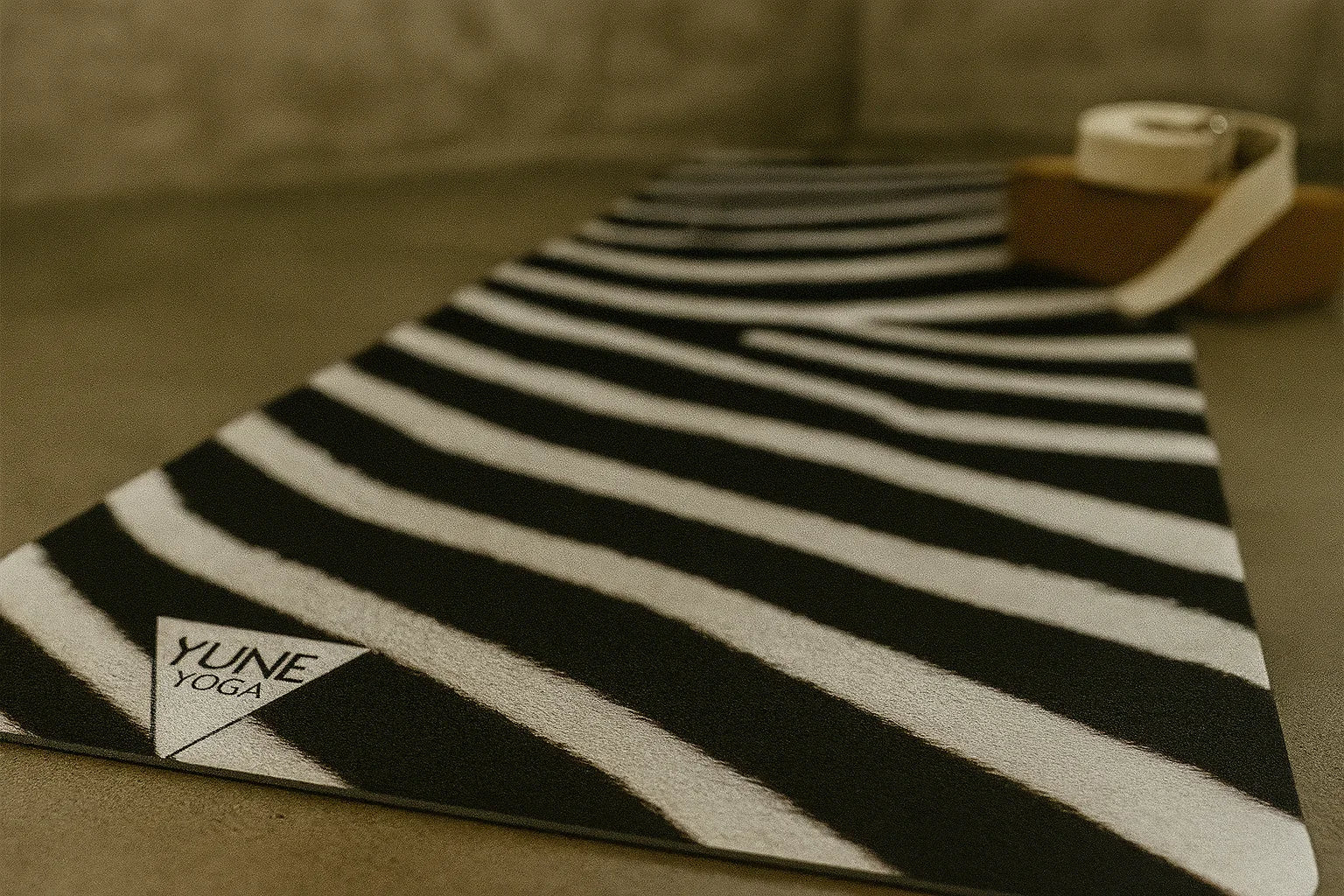 Zebra Stripe Eco-Friendly Yoga Mat – 6mm Cushioned Non-Slip - One Color / One Size - Sports & Entertainment - Fitness &