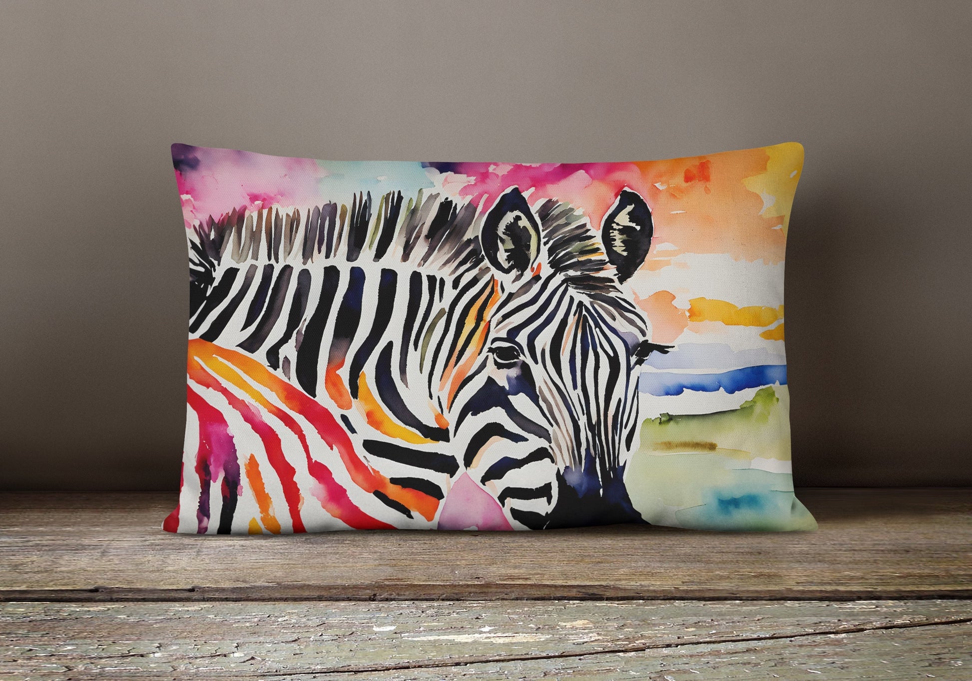 Zebra Throw Pillow - One Color / One Size - Home & Garden - Home Textile - Pillows
