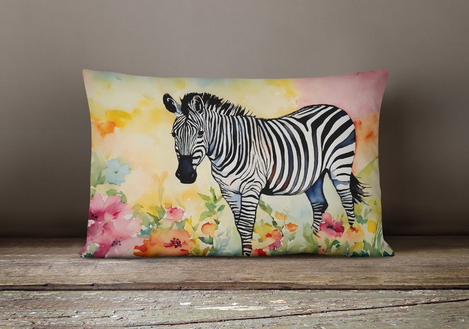 Zebra Throw Pillow - One Color / One Size - Home & Garden - Home Textile - Pillows