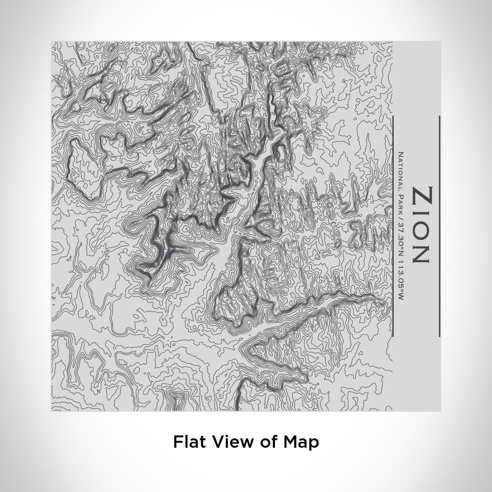 Zion National Park - Utah Map Tumbler - Drinkware