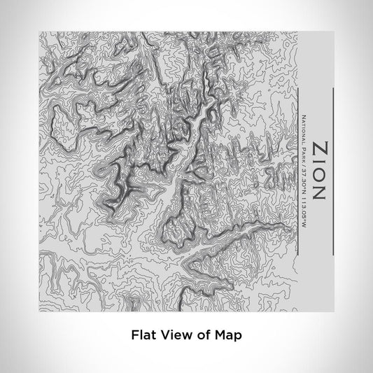 Zion National Park - Utah Map Tumbler - Drinkware