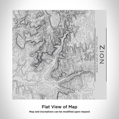 Zion National Park - Utah Map Tumbler - Drinkware