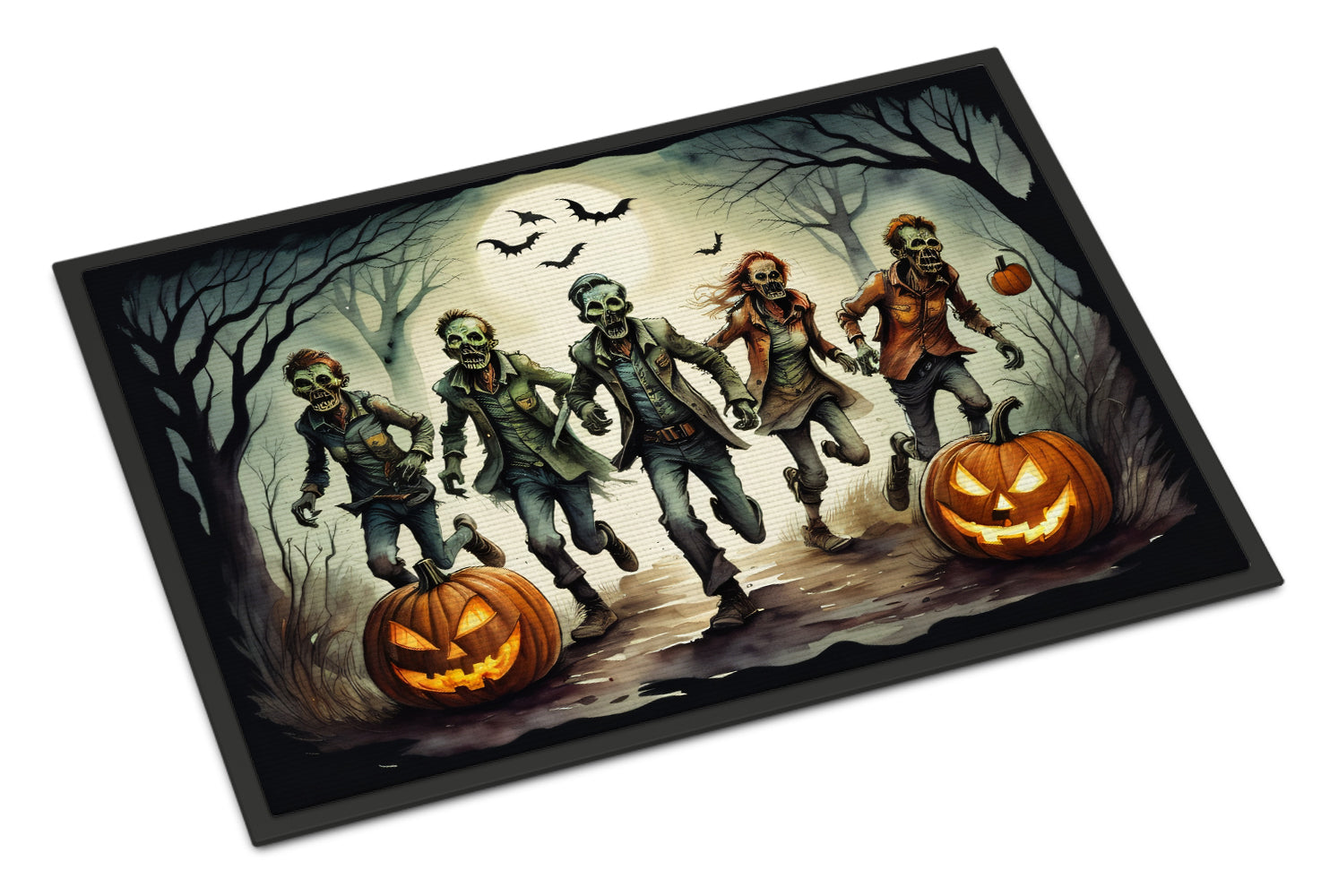Zombies Spooky Halloween Doormat - One Color / One Size - Home & Garden - Home Textile - Carpets & Rugs