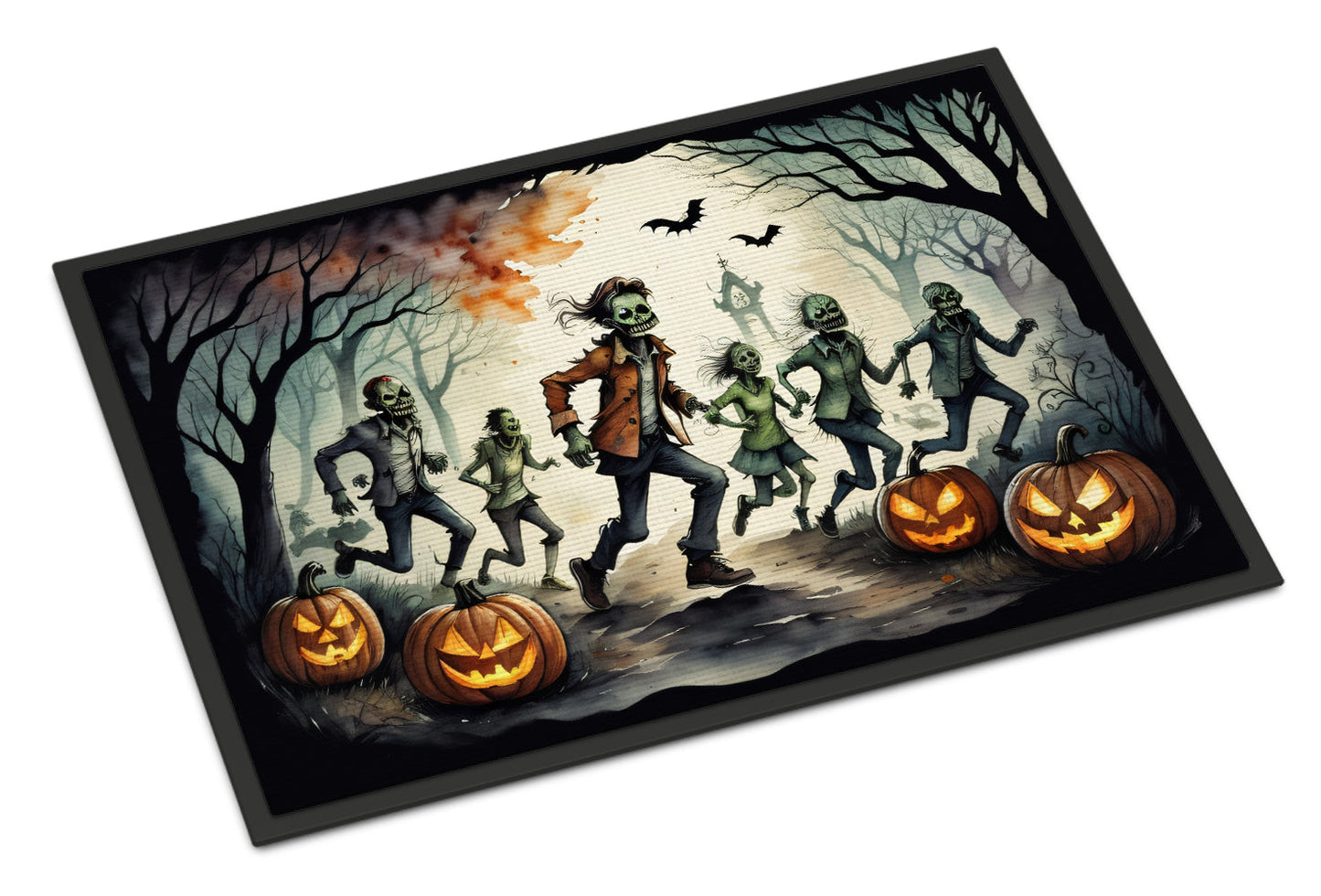 Zombies Spooky Halloween Doormat - One Color / One Size - Home & Garden - Home Textile - Carpets & Rugs